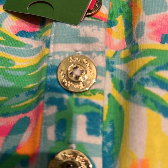 Lilly Pulitzer UPF 50+ Captain Popover in Multi Sea Salt & Sun Size Large NWT - Picture 8 of 10